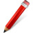 Pencil red Icon